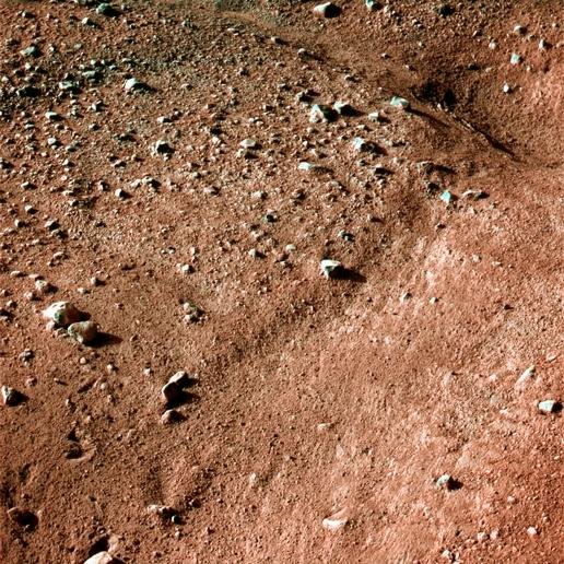 Marte por Surface Stereo Imagen en Phoenix