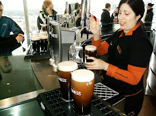 Guinness being served at the Guinness Storehouse Gravity Bar