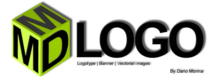 MDlogo - logotype | banner | vectorial images. By Dario Morina