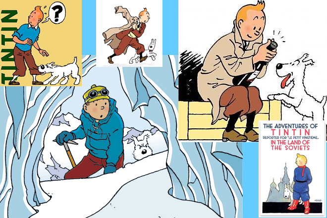 Fashion Trend Style: Picture Postcard: Tintin (and Snowy 