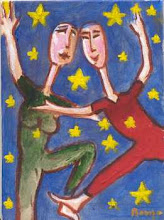 La danza dell'amore - cm.13x18 - acrilico