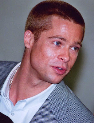 Buzz cut hairstyle from Brad Pitt Brad Pitt's buzz cut