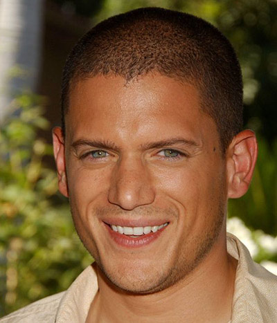 Buzz cut style from Wentworth Miller
