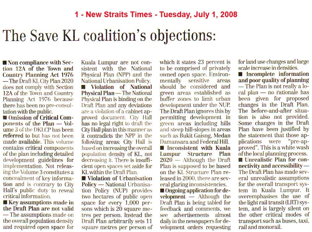 [The Save KL Coalition]