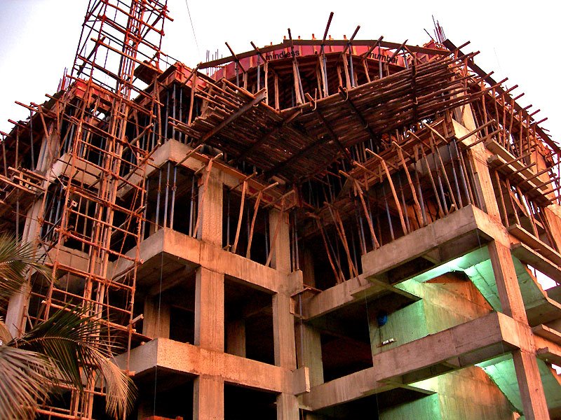 refuge floor under construction in mumbai by kunal bhatia