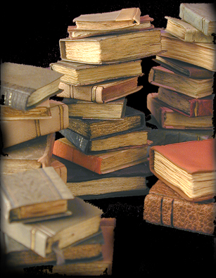Piles & Piles of Mini Books found in hidden crannies & darkened nooks