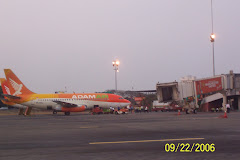 ADAM AIR, at Hasanudin airport