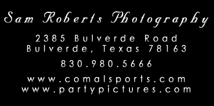 Sam Roberts Photography   www.comalsports.com   www.partypictures.com