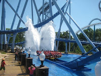 Griffon Roller Coaster Water Splash