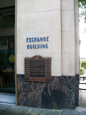 Signage, Exchange Building, Seattle, WA