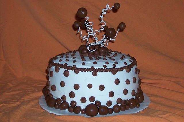 Tootsie Dots Ice Cream Cake