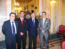 Con el Ministro del Interior Alfredo Pérez Rubalcaba