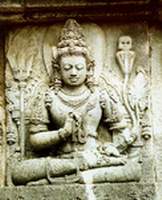A relief of the Candi Ciwa, Prambanan Temple