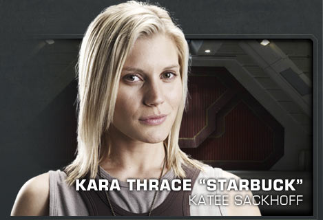 Battlestar Galactica - Katee Sackhoff as Kara Starbuck Thrace