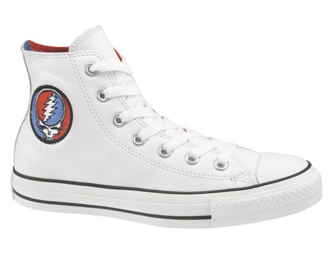 Grateful Dead x Converse Sneakers - Steal Your Face White Chuck Taylor All Stars