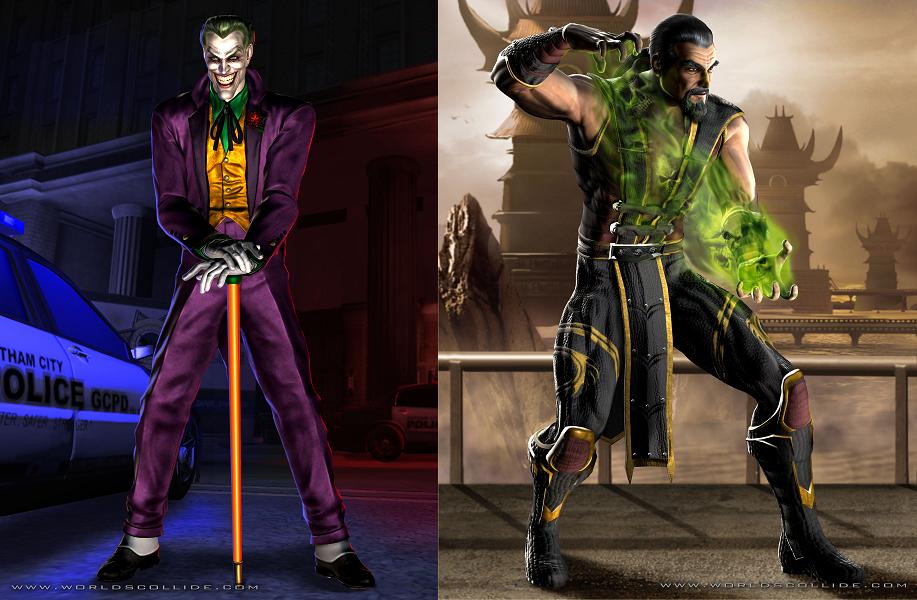 Mortal Kombat vs. DC Universe - The Joker and Shang Tsung