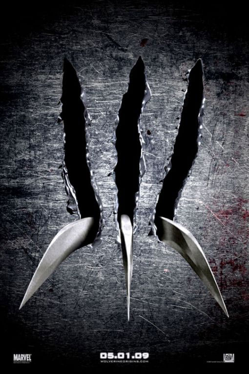 X-Men Origins: Wolverine Teaser Movie Poster