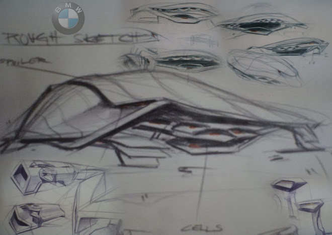Handsketch BMW Hybrid concept