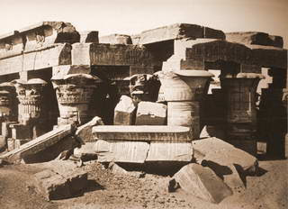 مصر ايام الزمن الجميل مصر قديما  مصر قبل الثورة  The+temple+of+Kom-Ombo+in+1857+photographed+by+Francis+Frith