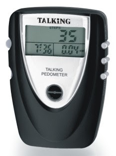 Picture of talking pedometer clock