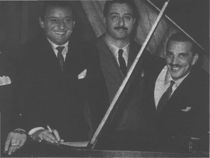 Julio Sosa, Francisco Rotundo y Jorge Duran