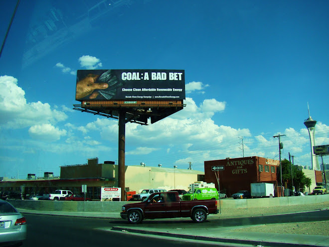 Coal: A Bad Beat - says a billboard in Vegas