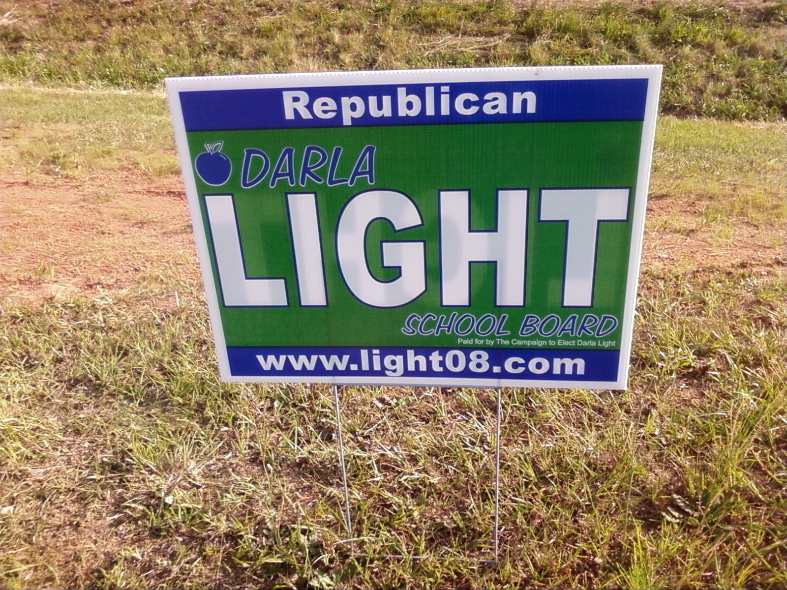 Campaign sign