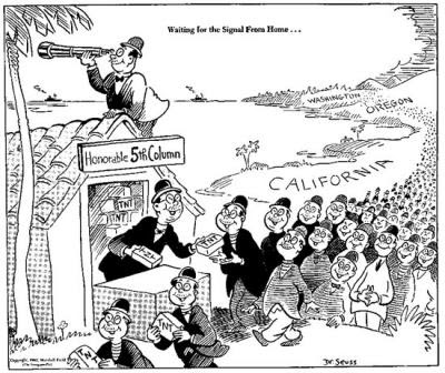 Dr.Seuss racist cartoon on Japanese Americans