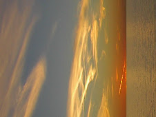 abstract sideways sunset