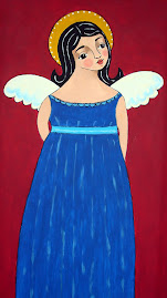 Angel in blue