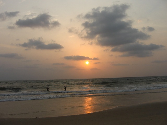 Sunset at Panambur beach, Mangalore