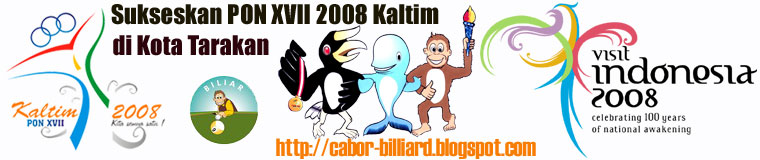 Cabor Billiard - PON XVII 2008 Kaltim di Tarakan