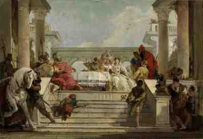 Giovanni Battista Tiepolo - The Banquet of Cleopatra (1740s)