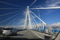 Driving Over the Rio-Antirio Bridge