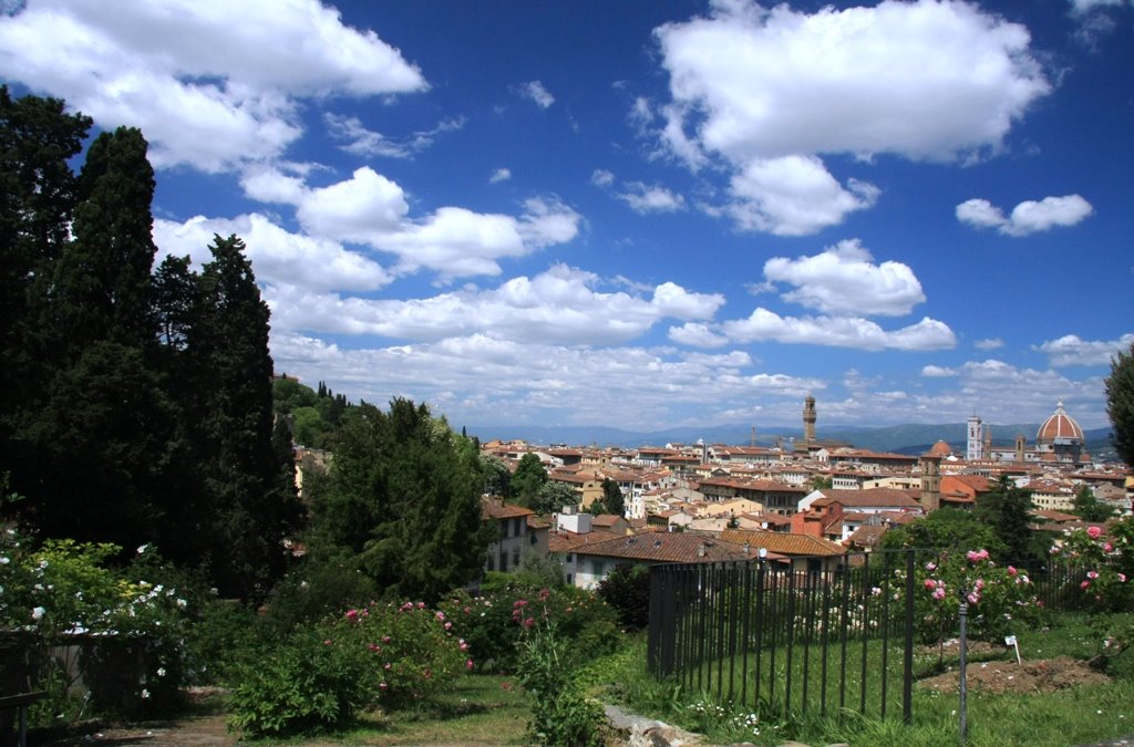 View from Rose Garden Toward Historic Florence