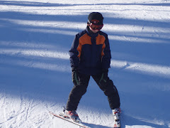 Noah skiing