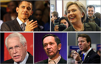 2008 Democratic Candidates for U.S. Prez