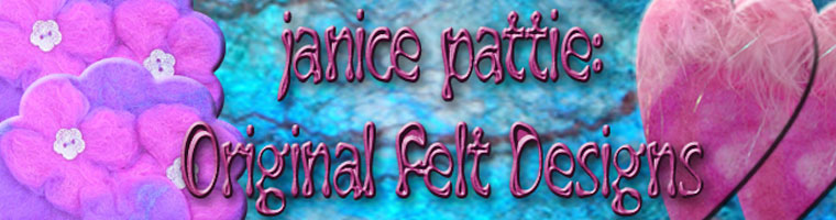 janice pattie: original felt designs