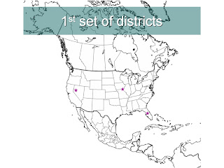 1st set of districts