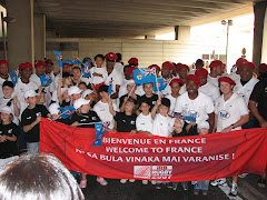 Accueil de l'équipe fidjienne par l'école de Rugby de Rambouillet