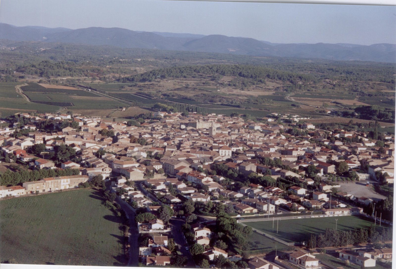 Le village vue d'en haut