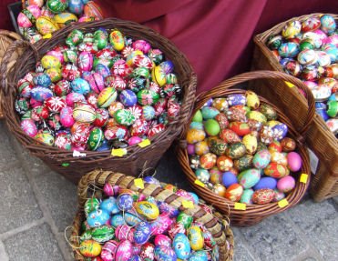 Pisanki wielkanocne, Wielkanoc pisanki, malowane jaja
