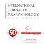 INTERNATIONAL JOURNAL of PARAPSYCHOLOGY