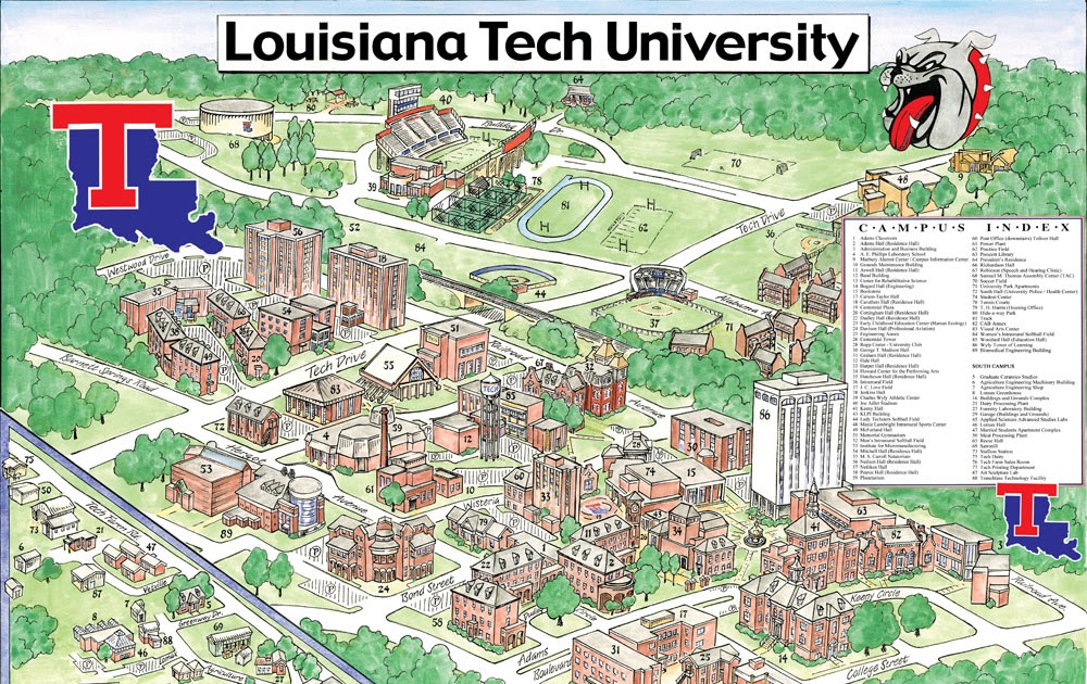 Garrison S Map Revisions Louisiana Tech University