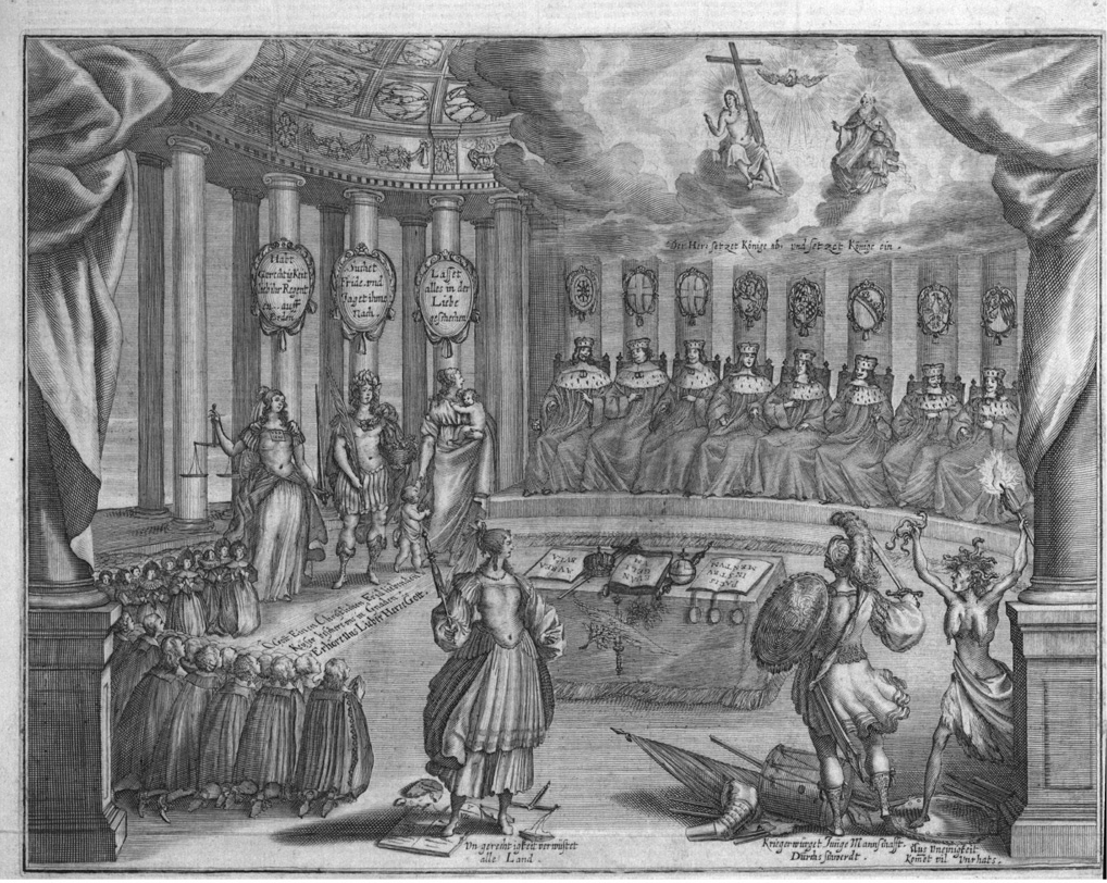 1657 Allegorie auf die Wahl eines neuen Kaisers