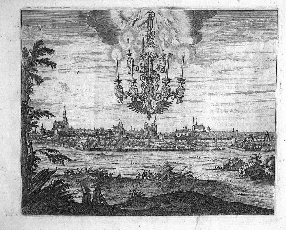 1666 Friedensleuchter über Augsburg
