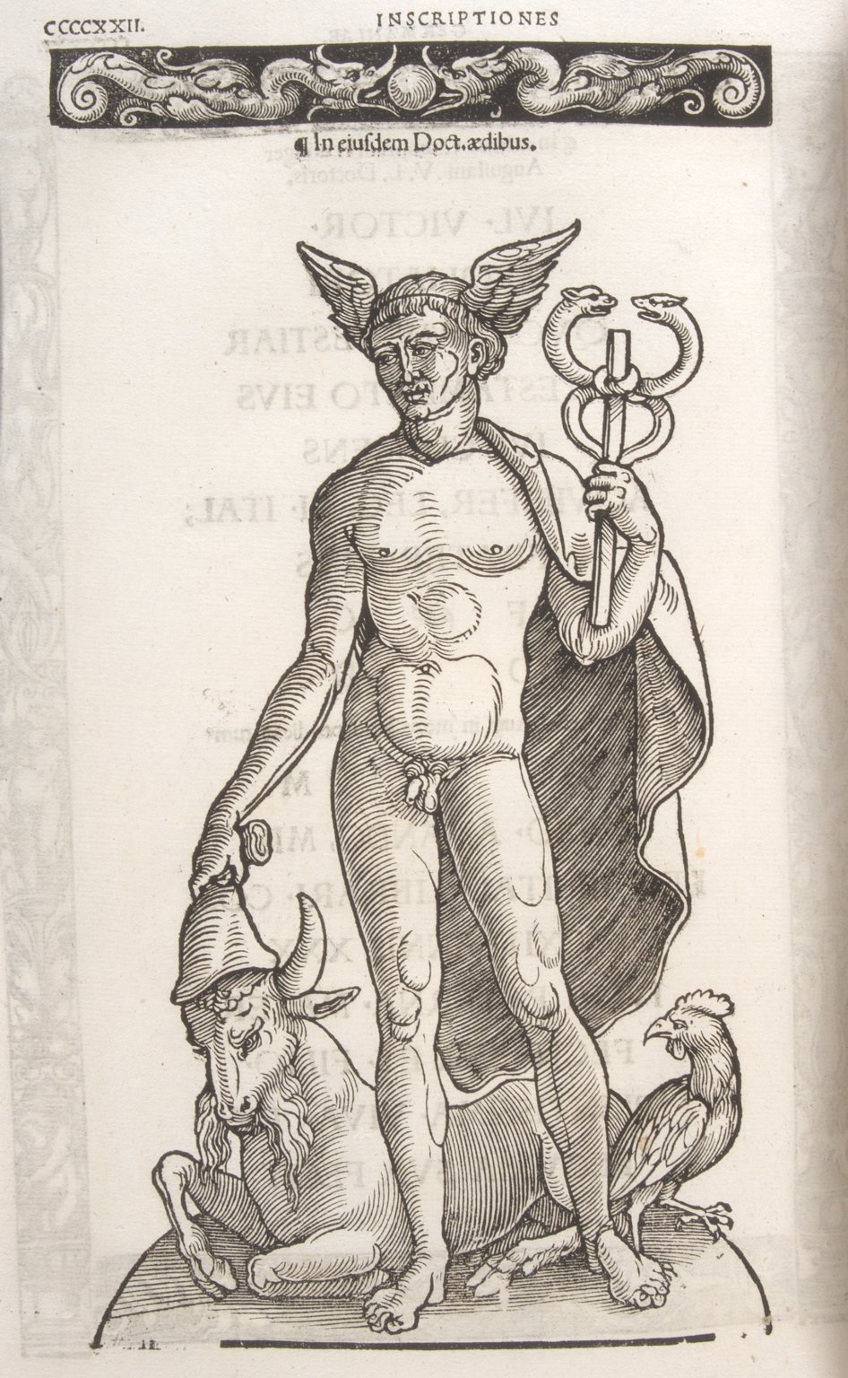 Hermes/Mercury Holding a Caduceus