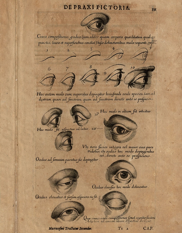 Fludd - Pars V Liber Teritius p331 eye sketches
