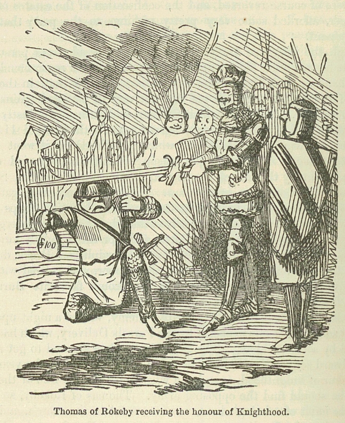 Thomas of Rokeby Receiving the Honour of Knighthood