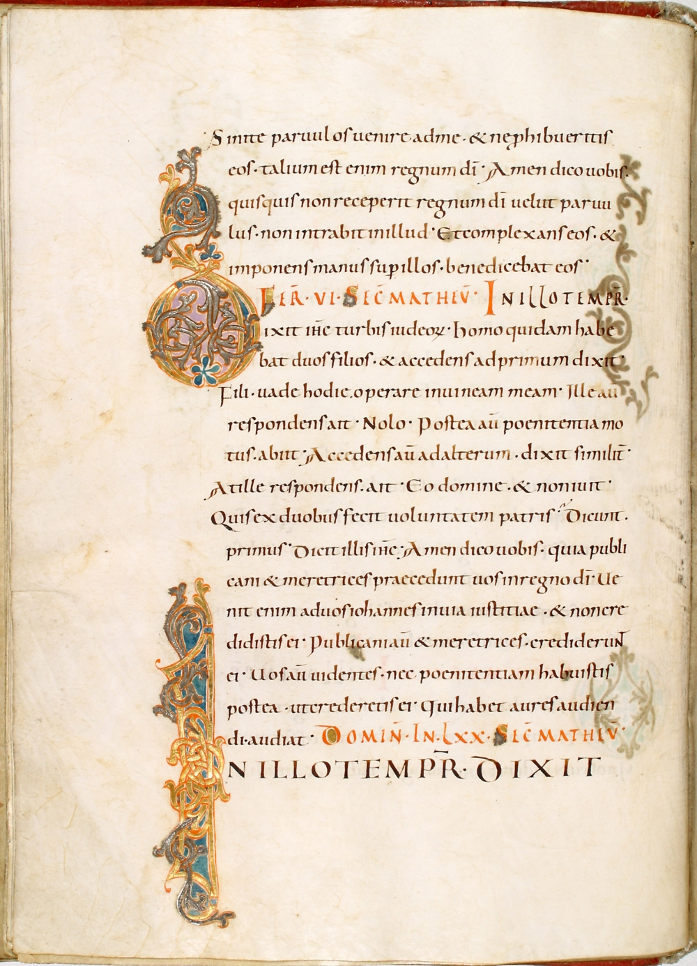 carolingian script from reichenau monastery manuscript